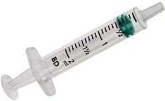 Syringe 2ML Luer Slip (100 Pack)