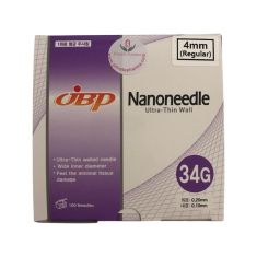 JBP Nanoneedle 34G x 4mm (100 Pack)