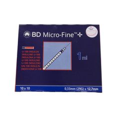 BD Micro-Fine - 1ml Syringe with 29g x 12.7mm Needle