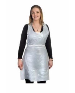 White Disposable Antibacterial Aprons (Roll of 200) PPE